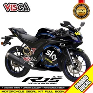 Decal R15 V3 Full Body Stiker R15 V3 Striping R15 V3 Sticker R15 V3 Full Blok motif  SKY