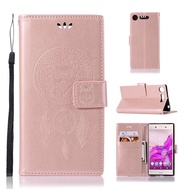 Flip leather For Sony Xperia XZ1 XZ2 XZ3 Compact Wallet TPU silicone Cover fashion Phone Protective Case