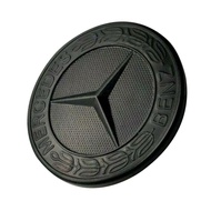 [DL HOT] For MERCEDES BENZ CLA A45 GLA A CLASS SPORT BLACK BONNET BADGE - 57MM EMBLEM