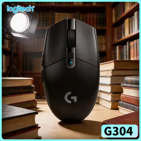 Logitech G304 Wireless Mouse LIGHTSPEED Tech 12000 DPI HERO Sensor 1ms Response 9-Month Battery Comf