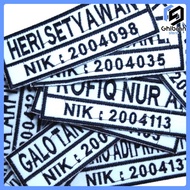 New Post Embroidered Security Guard Name - Custom Security Guard Bet - Security Guard Attributes Sec