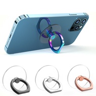 Transparent Cell Phone Ring Holder Stand 360° Degree Rotation Clear Finger Grip Kickstand Compatible IPhones or Phone Case