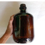 Amber GLASS BOTTLE 2,5 LITER