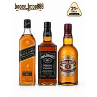 3 Bottles Whisky Bundle –Jack Daniel's Old No.7 + Chivas Regal 12 years + Johnnie Walker Black Label