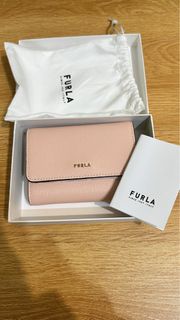 Furla 粉紅色皮夾