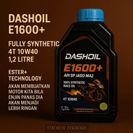 Minyak Hitam DashOil E1600+ Ester+ Fully Synthetic 4T 10w40 1.2L Motorcycle Engine Oil Pelincir Moto
