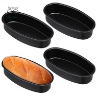 4 Packs Oval Cheesecake Pan 9x4.5x2 Inches Nonstick Baking Loaf Pan Meat Bakeware Large Cake Mold fo