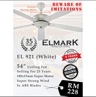 Ceiling Fan Elmark EL921 54" | 遥控风扇