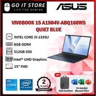 ASUS VIVOBOOK 15 A1504V-ABQ168WS QUIET BLUE | Windows 11 Home | Intel Core i5-1335U Processor 1.3 GH