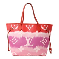 LOUIS VUITTON Monogram Escale Neverfull MM銀扣手挽袋