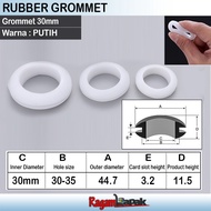 10 Pcs 30mm O Grommet Rubber 30mm White Connector Holder GrommetRing 30mm Grommet/ 30mm grommet/