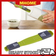 Adjustable Measuring Spoon Double Sided Powder Metering Spoons Tool 9 Stalls Metric Spoon for Baking