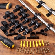 50 Pack Pipe Supports Suspension Pex Pipe Clamp Tubing Supports with Screws for Pex Copper CPVC Pipe