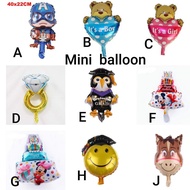30CM A TO T (10INCH) VARIOUS DESIGN MINI BALLOON BIRTHDAY PARTY DECORATION