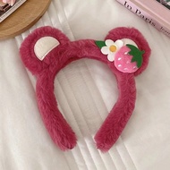 Bando Lucu Karakter Telinga Beruang Bondu Cosplay Motif Bear Ears Bandanan Imut Style Wanita Anak Da
