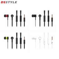 DSstyles ฉลองหูฟังแบบมีสาย D2เฮดโฟนแบบเสียบหูหูฟังแบบมีสายแยกเสียงรบกวนหูฟังเบสหนักสำหรับทุกอุปกรณ์แจ็ค3.5Mm