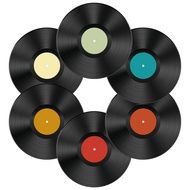 Leptetek 6PCS Real Vinyl Records, Lot of 12" Vinyl Records for Crafts & Decoration, Vinyl Record Dec