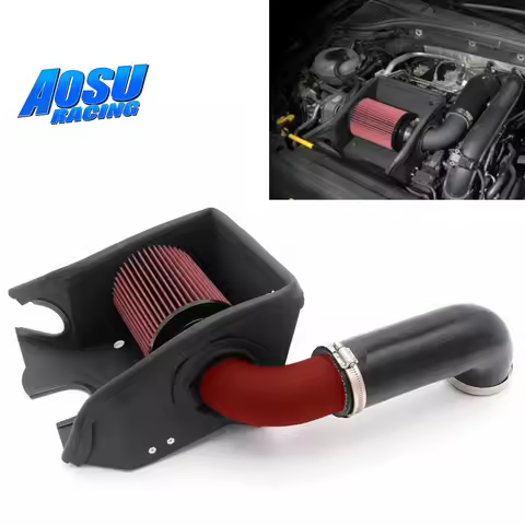 Aluminum Air Intake Induction Pipe + Heat Shield Filter for Golf MK7 TSI TFSI EA211