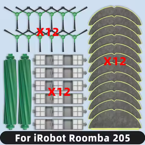 Compatible For ( iRobot Roomba 205 DustCompactor Vac / Combo ) Spare Parts Accessories Main Side Bru