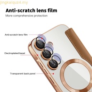 Flip Cover Leather Magsafe Samsung A55 A56 A36 A15 A16 A17 A35 A06 A26 Flip Cover Magsafe Magnetic L