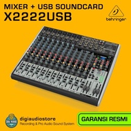 EK Audio Mixer 12 Channel Behringer X2222 USB Soundcard Recording &amp;