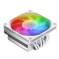 Jonsbo HX6200D Black 63mm Low Profile CPU Cooler LGA1851/1700/AM5 a ขาวพร้อมไฟ ARGB One