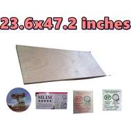 23.6x47.2 INCHES ordinary / marine plywood / plyboard replacement board for shelving storage rack