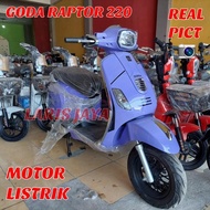 MOTOR LISTRIK VESPA GODA 220 GOLDEN RAPTOR SEPEDA MOTOR LISTRIK VESPA - ASTERS