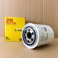 JS Asakashi Japanese Engine Oil Filter C109J for Hyundai Solati 2.5L Diesel 2017 - 2025