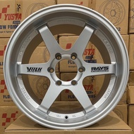 แม็กขอบ 18 Yusta TE37 5/6รู  9.5/10.5 (4ล้อ) งานสติ๊กเกอร์
