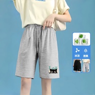 Five-Point Shorts Women Plain Korean Straight Summer Sports Pants Girls Casual K31