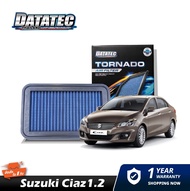 กรองอากาศ Suzuki Swift CIAZ1.2L ปี2013 DATATEC TORNADO AIR FILTER