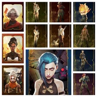 Arcane Charater Posters Arcane Jinx Poster Wall Art Print Gaming Gift Arcane Role Game Room Decor