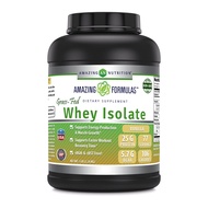 Amazing Formulas Grass-Fed Whey Protein Isolate | 25 Grams Protein Per Serving | 5 Lbs (2.26 Kg) | 5
