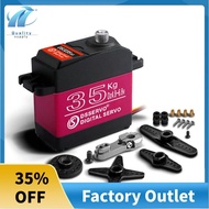 Waterproof High Speed 35Kg 180° Metal Gear Digital Servo for RC Baja Servo for RC Robot Car Model Ro