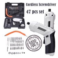 MESIN Cordless Screwdriver 3.6V Mini Drilling Machine Screwdriver USB Battery Multifunction Portable
