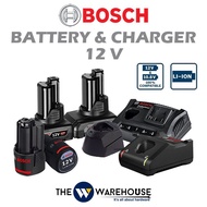 Bosch 12V Battery & Charger 12 V Starter Kit ( 1.5Ah / 2.0Ah / 4.0Ah / 6.0Ah )