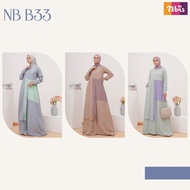 Gamis dewasa nibras NB B33 gamis busui dress nibras promo