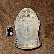 Head Quan Yin Dewi Kwan Im Citrine Crystal Clear Two Colors