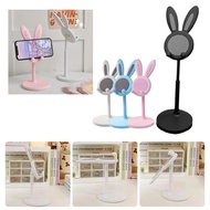 Cell Phone Desktop Stand Cute Cartoon Bunny Tablet Stand Adjustable Lazy Telescopic Lift Stand L4V3