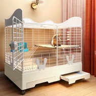 Rabbit House Luxury Style Rabbit Cage Spacious Cat Cage Villa Indoor Easy Clean Rabbit Cage Durable