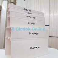 KABEL DUCT / TRUNKING / WIRING DUCT - 100X50 / 100 X 50 - 3 METER - AIYAA STOREE