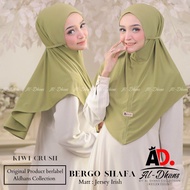 Hijab Bergo Tali Shafa Jilbab Instant Non Pad Jersey By Al-Dhans
