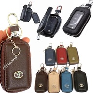 dompet kunci mobil toyota keyless dan stnk kulit asli - dompet stnk