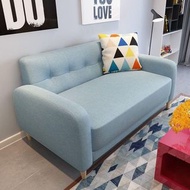 簡約梳化 兩座位 布藝梳化 北歐小戶型單人雙人沙發 簡約小沙發sofa