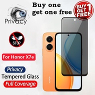 [Buy one get one free] Glass Film For Honor X7e HonorX7e Privacy Screen Protector Tempered Glass Pro
