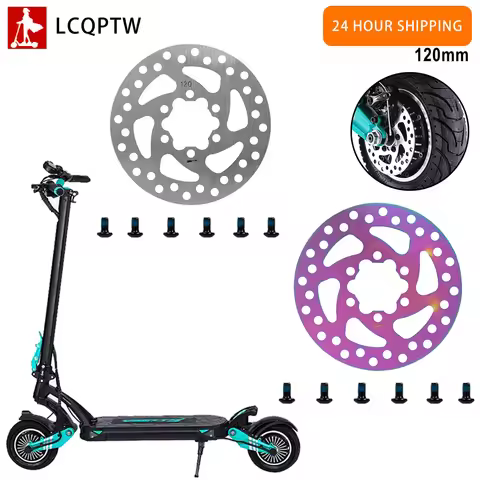 120mm Disc Brake Rotor for VSETT 9 9+ ZERO 8X 9 Electric Scooter Universal Brake Disc with Screws Re