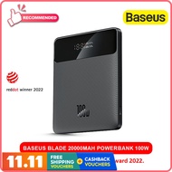 Baseus Blade 100W 20000mAh Power Bank Fast Charge Digital Display Quick Charger Type-C Laptop Powerbank