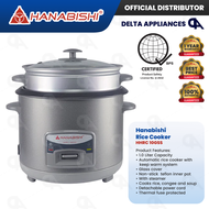 Hanabishi Rice Cooker With Steamer Limited Edition HHRC GREY Series 6 Sizes HHRCGSS