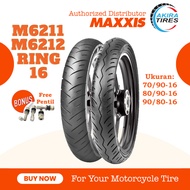 MAXXIS M6212 TUBELESS MOTORCYCLE TIRES M6211 TUBELESS Ring 16 FREE VALVE (70/90-16, 80/90-16, 90/80-